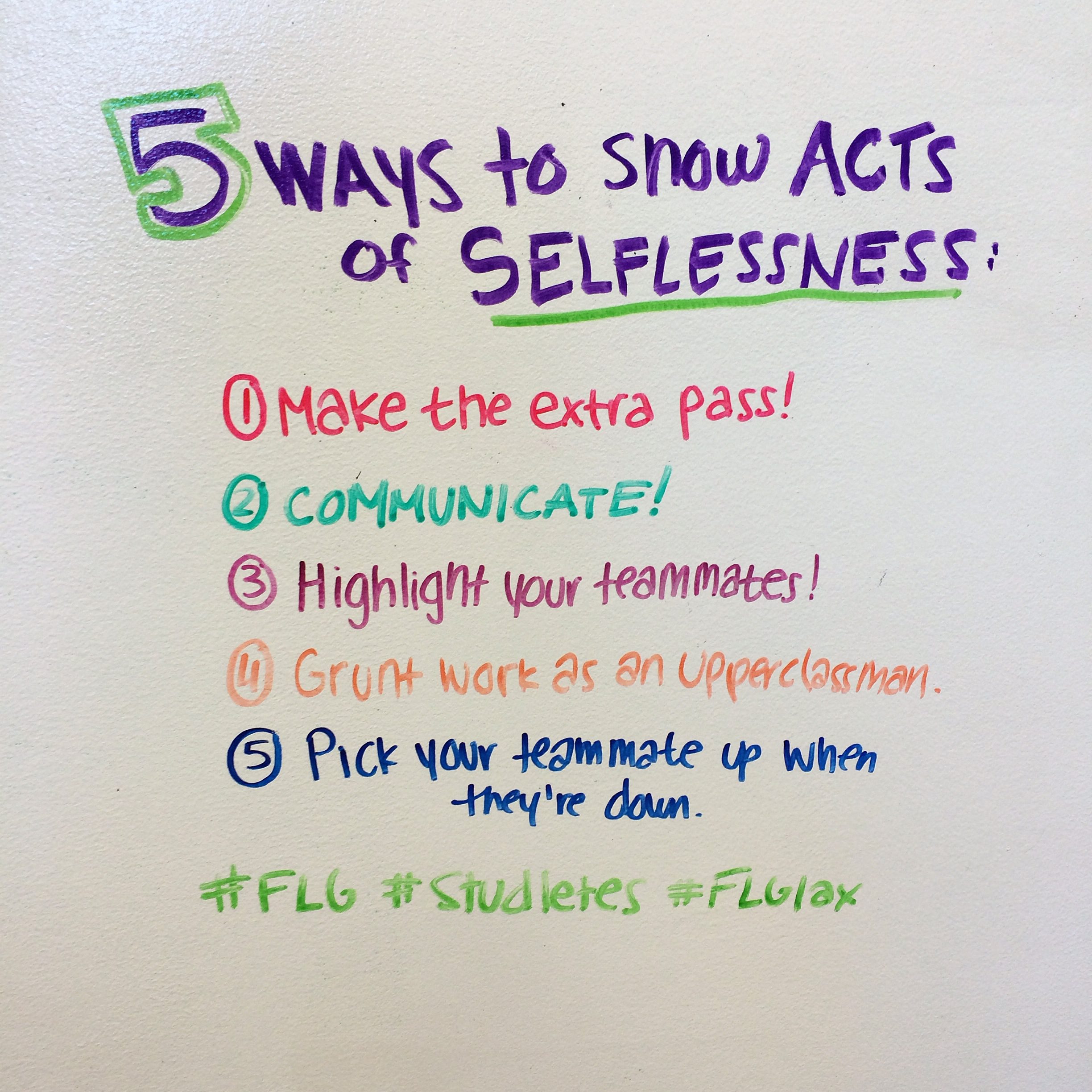 How To Be Selfless