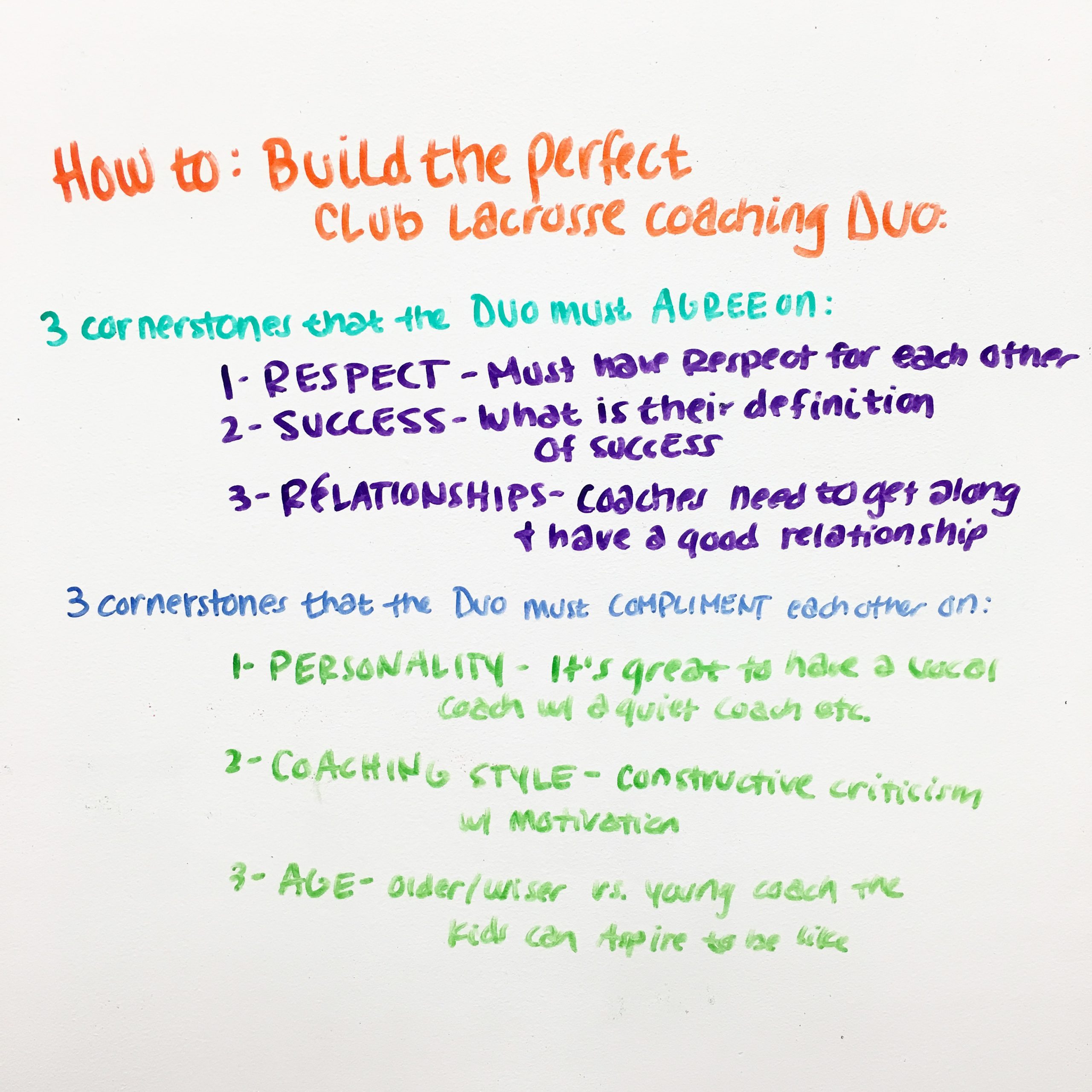 The Perfect Coaching Duo