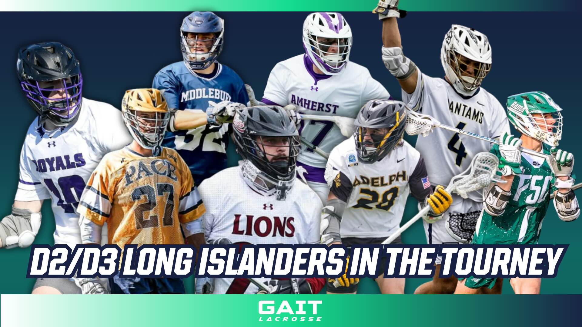 Fellas Repping Long Island in the NCAA Division 2 & 3 Men’s Lacrosse Championship Playoffs